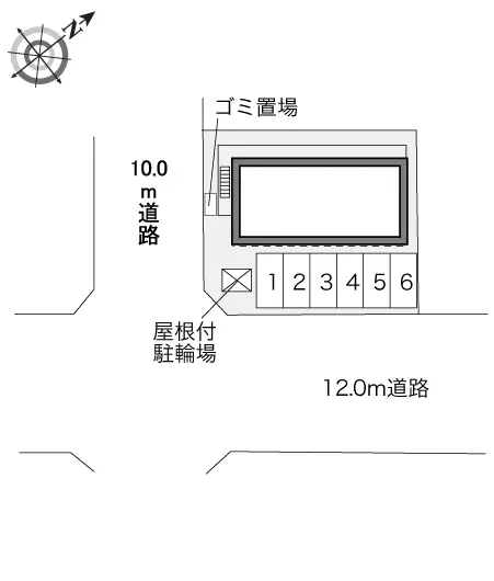 ★手数料０円★石狩市花川南二条　月極駐車場（LP）